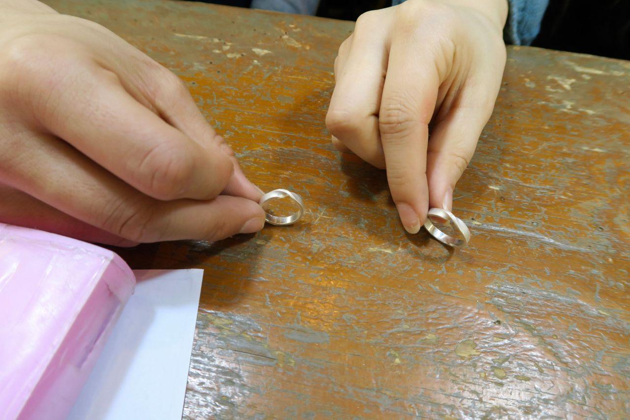 韓国　韓国旅行　旅行　ソウル　ソウル旅行　観光　ソウル観光　韓国観光　ホンデ　弘大　ショッピング　カフェ　指輪　指輪作り　体験　カップル　カップルリング　リング　お揃い　手作り